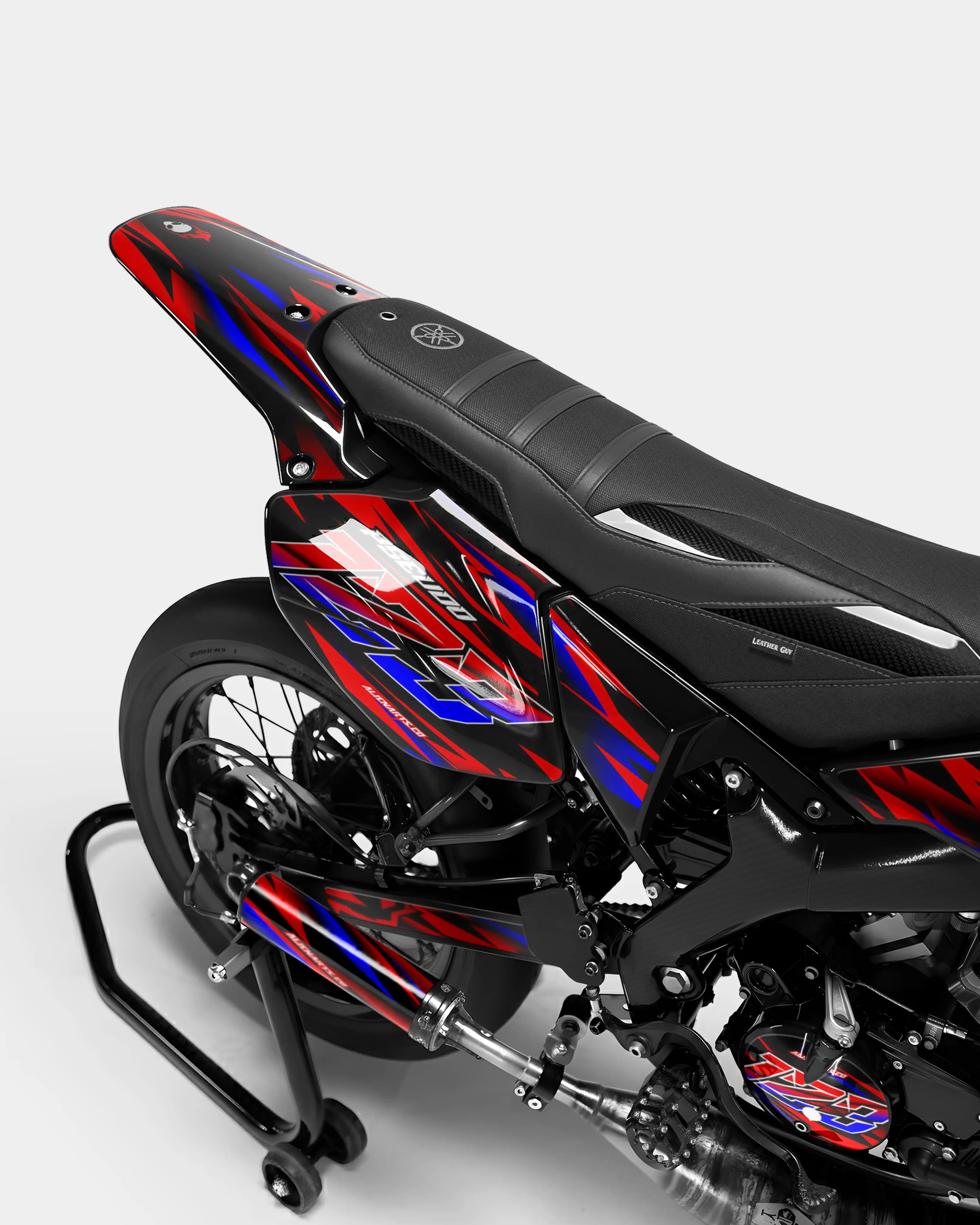 VITRA - Kit deco YAMAHA DT 50cc - Rouge Bleu - Image 3