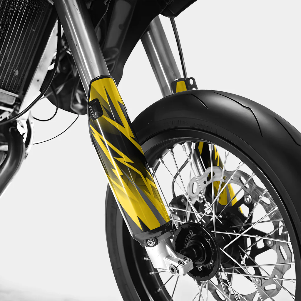 ZÉPHYR - Kit deco DERBI 50cc - Jaune Foncé - Image 4