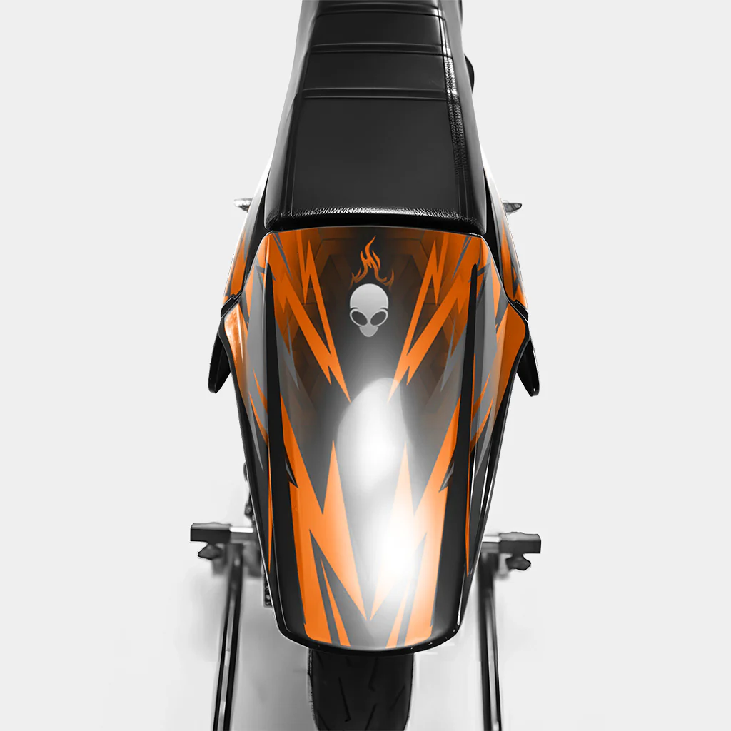 ZÉPHYR - Kit deco DERBI 50cc - Orange - Image 3
