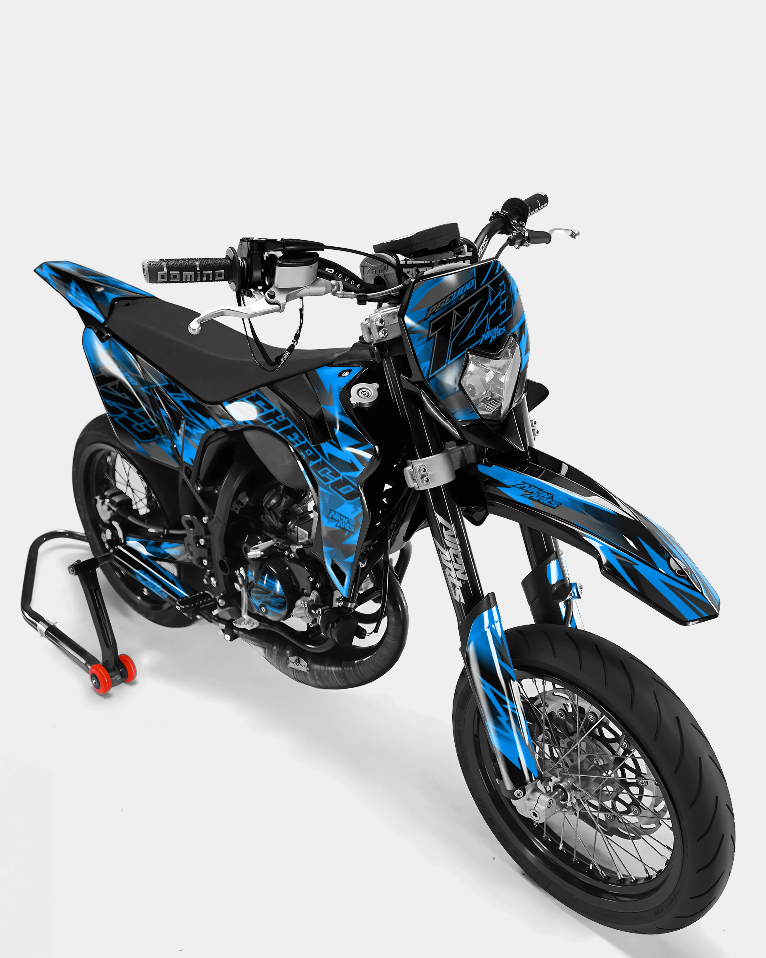 ZÉPHYR - Kit deco SHERCO 50cc - Bleu - Image 2