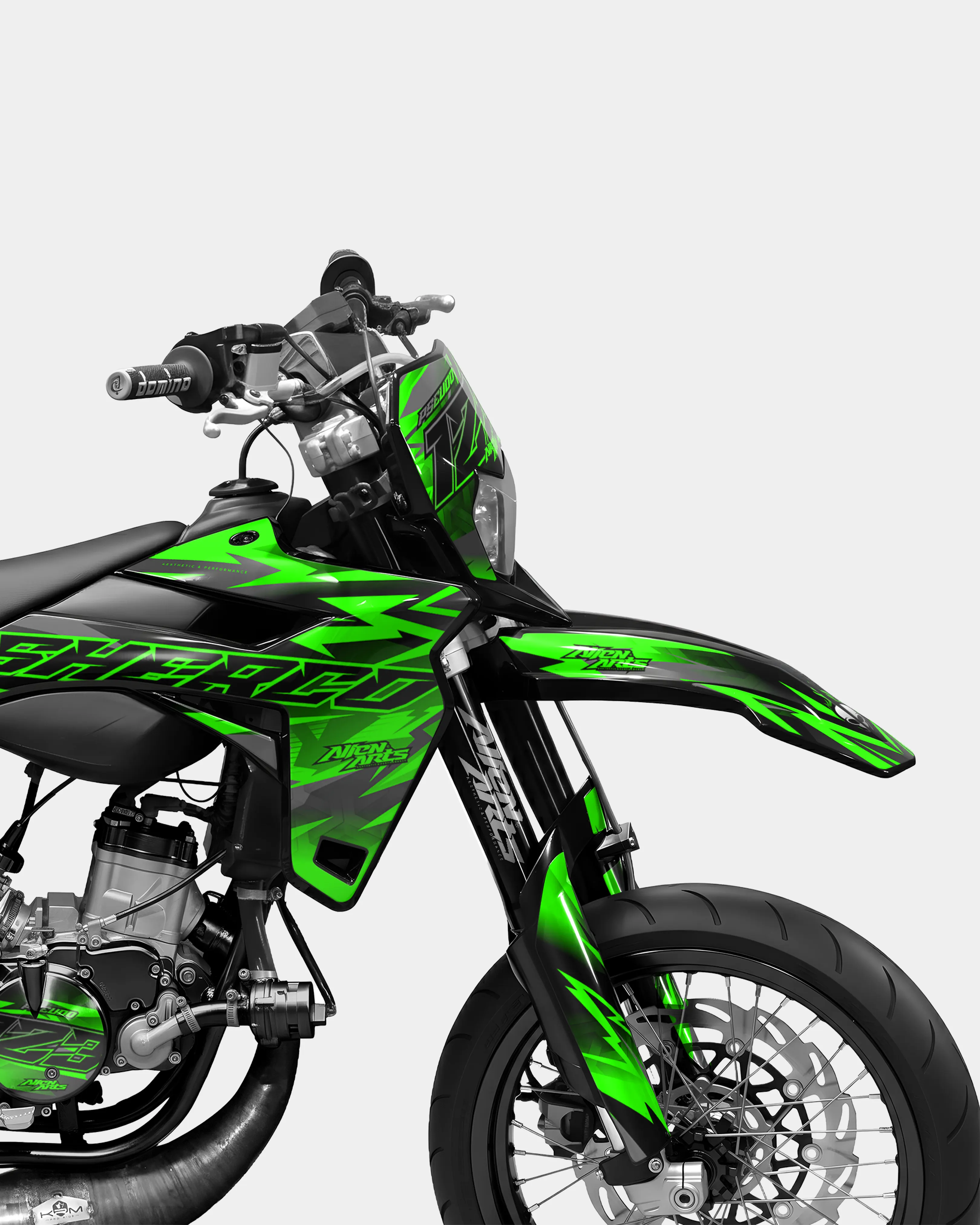 ZÉPHYR - Kit deco SHERCO 50cc - Vert - Image 3