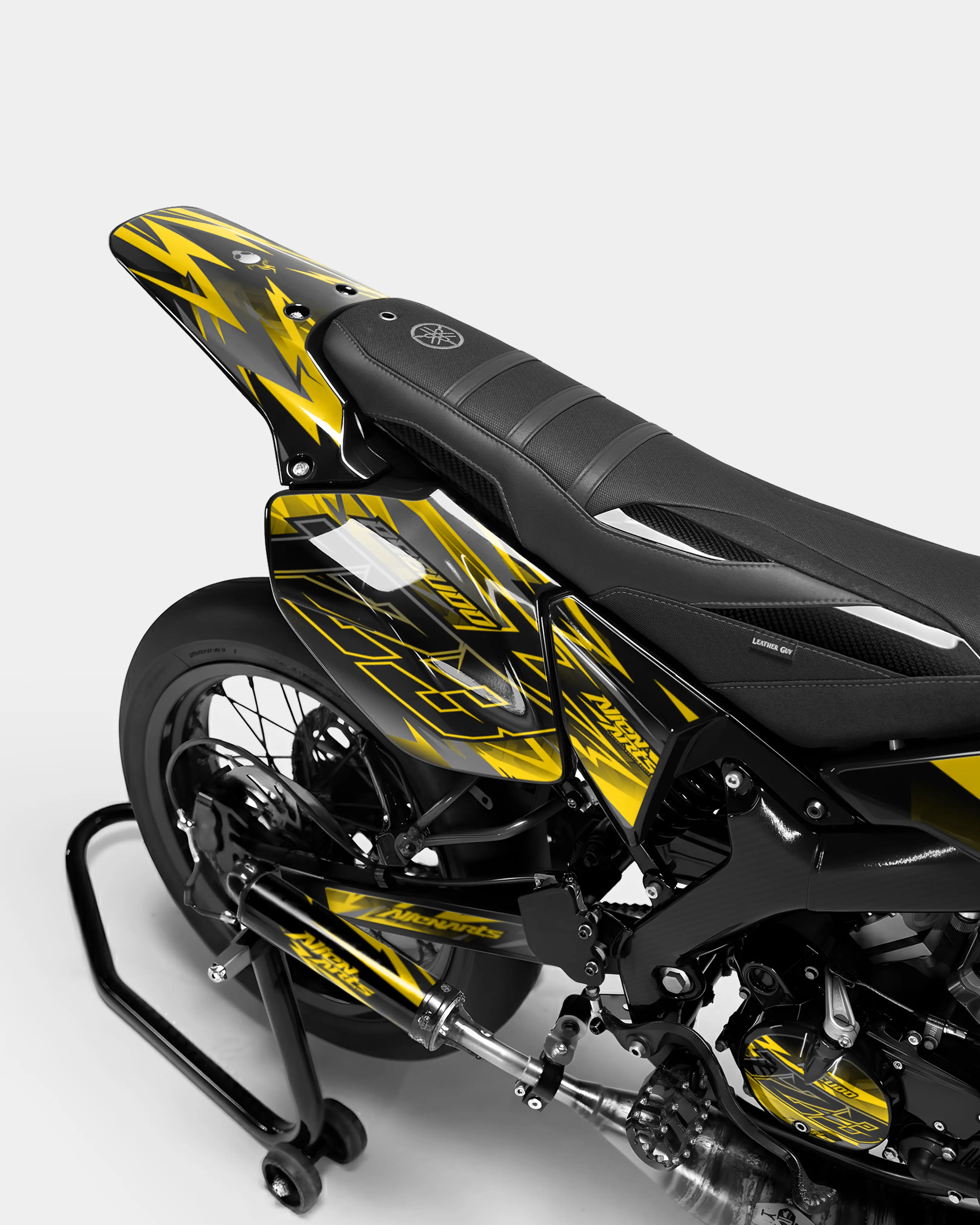 ZÉPHYR - Kit deco YAMAHA DT 50cc - Jaune foncé - Image 3