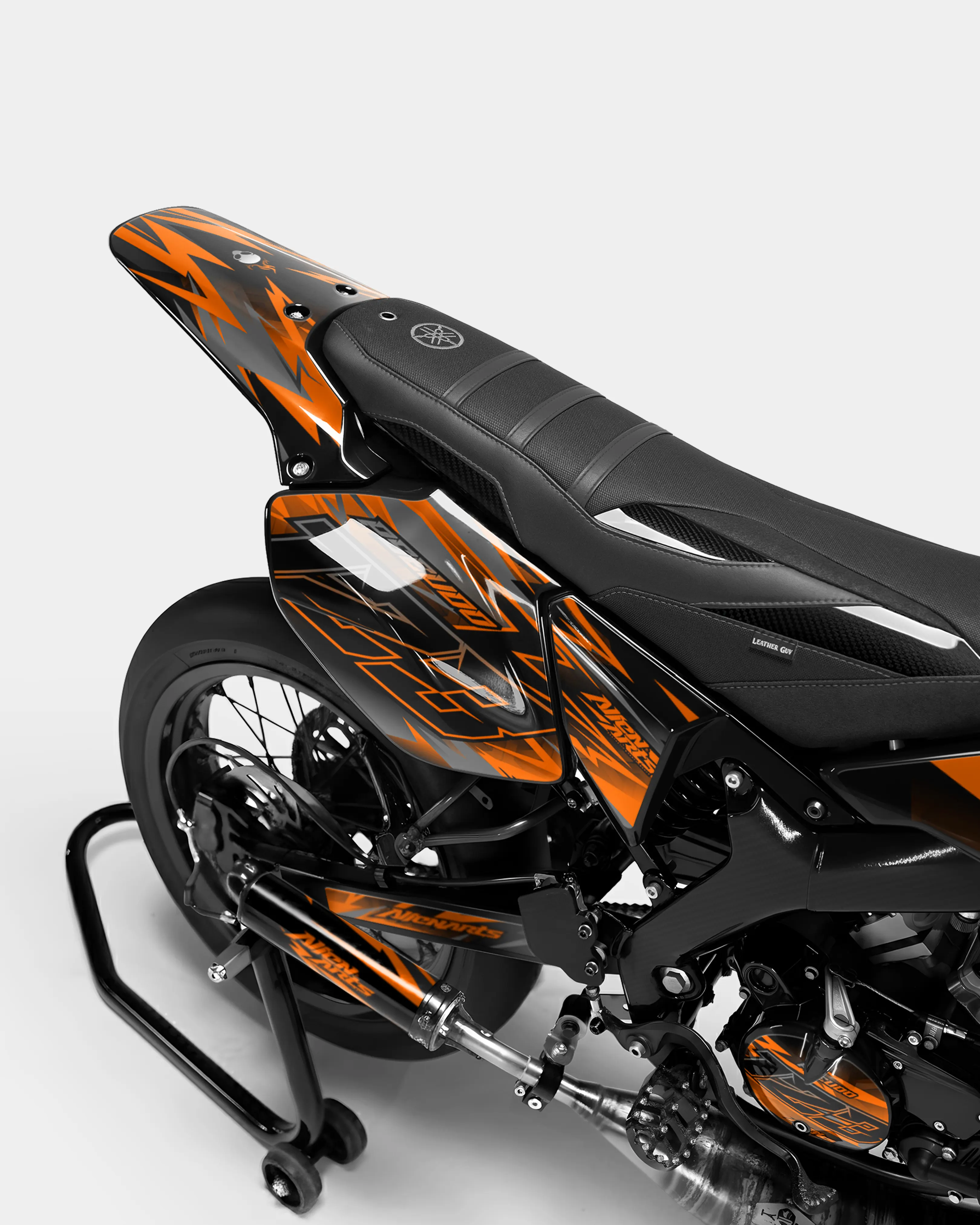 ZÉPHYR - Kit deco YAMAHA DT 50cc - Orange - Image 3