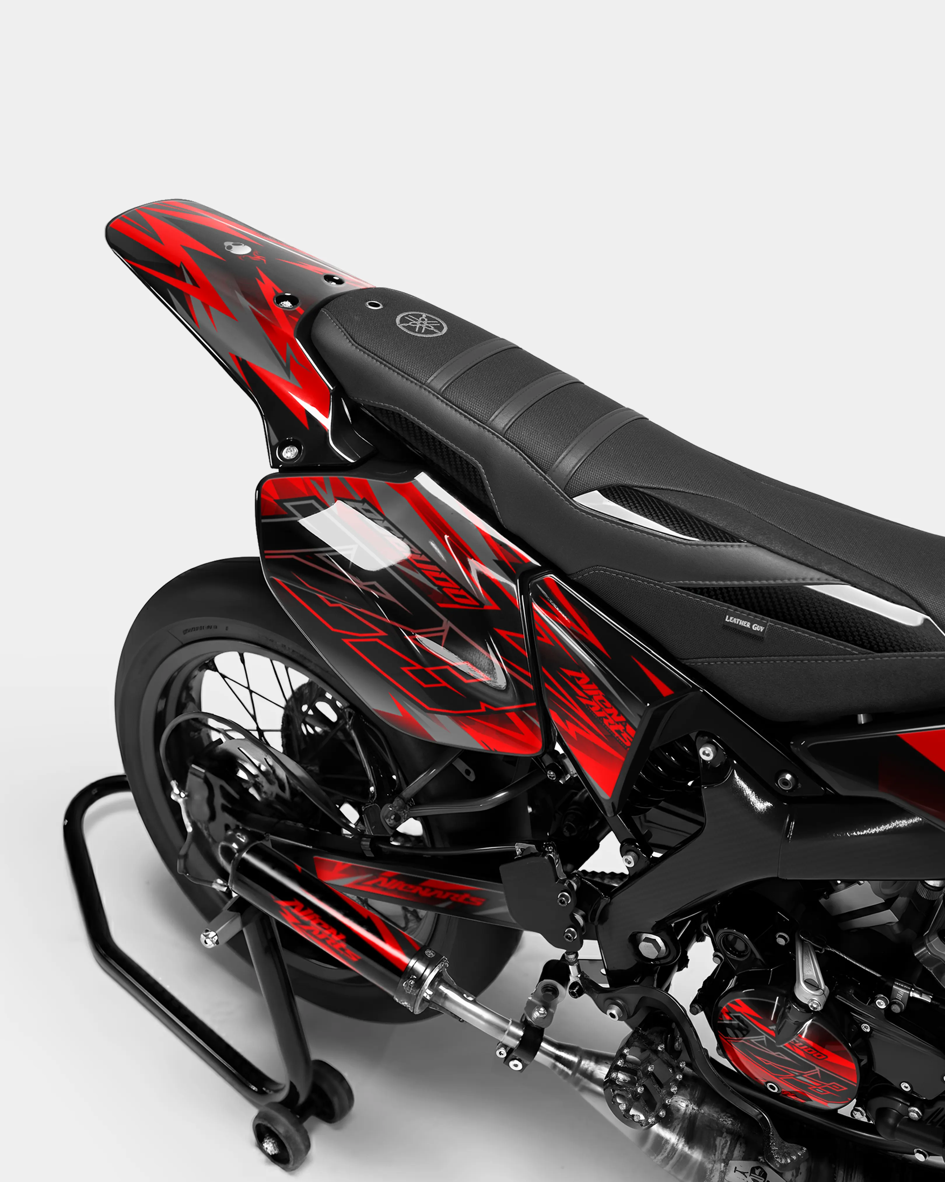 ZÉPHYR - Kit deco YAMAHA DT 50cc - Rouge - Image 3
